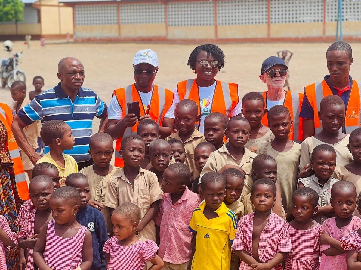 Construction of a school begins in Anié